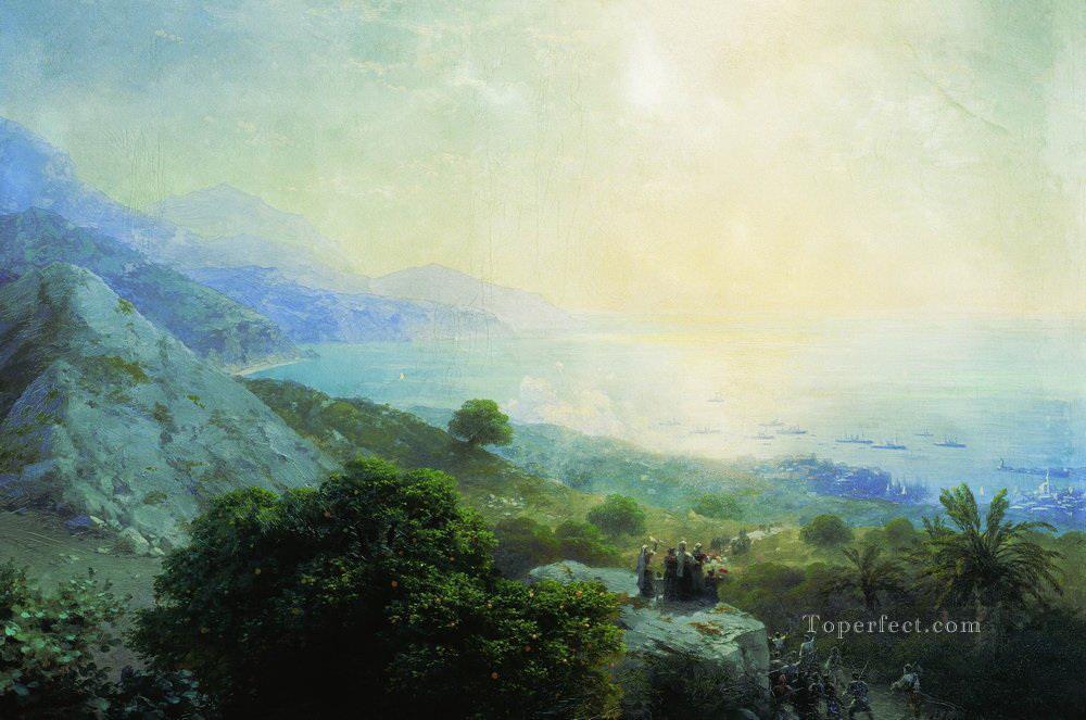 Creta 1897 Romántico Ivan Aivazovsky Ruso Pintura al óleo